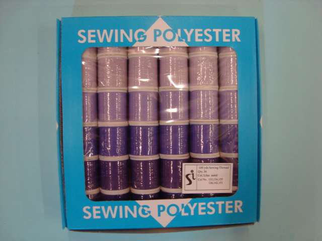 36 reels polyester sewing machine thread 100 metre