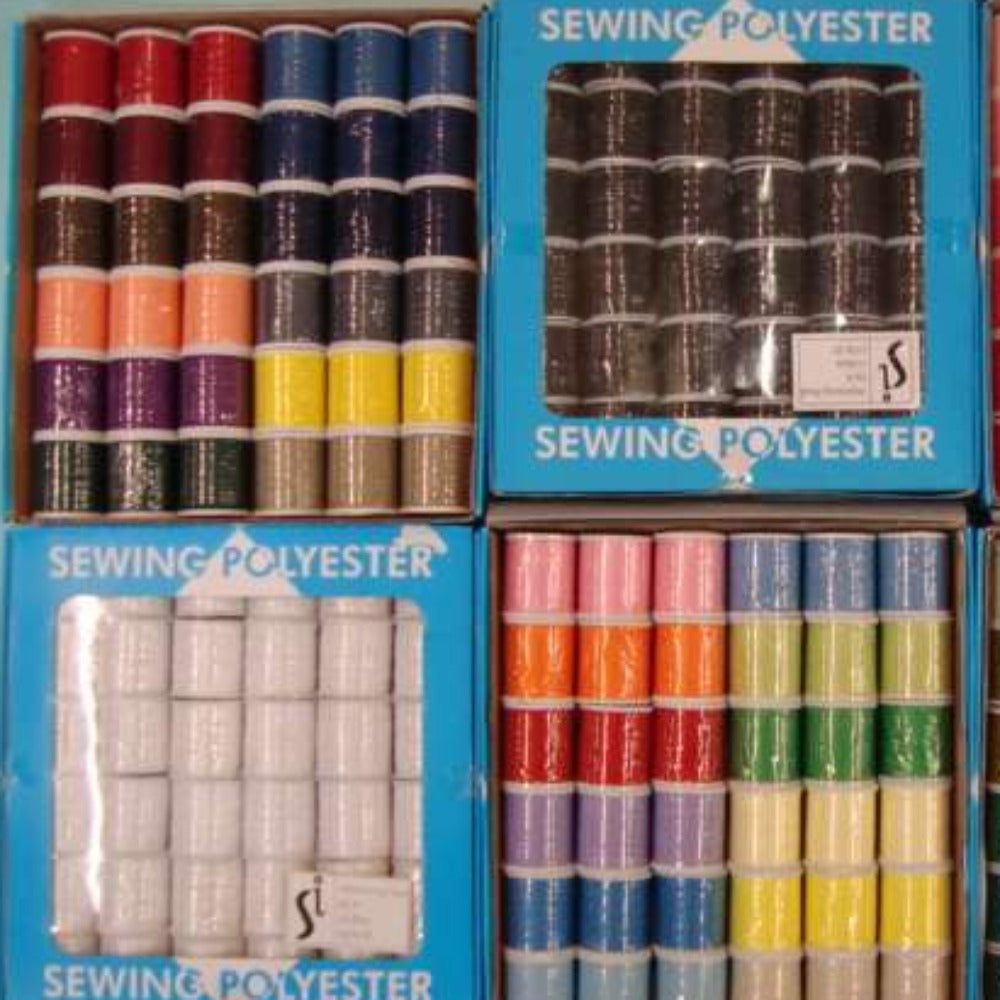 36 reels polyester sewing machine thread 100 metre – Bits & Bats Online ...