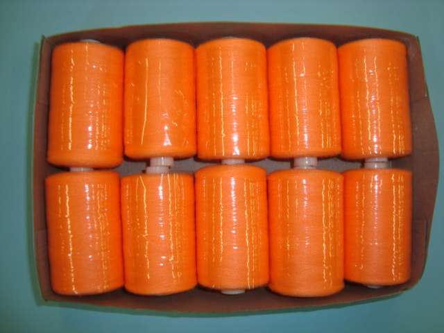 10 reels polyester machine thread 1000 yards / 915 metres number 120 normal thickness