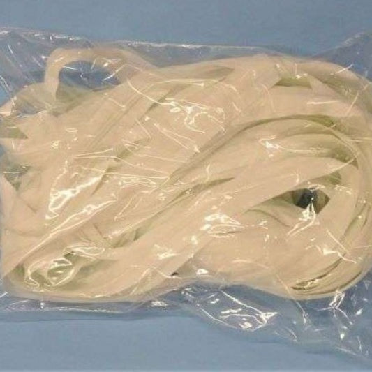 20 metres of WHITE Continuous zip size number 3mm teeth loose in a bag