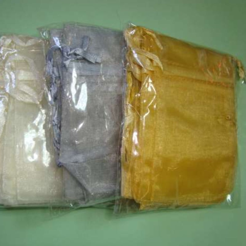 10 organza bags small size 7.5cm x 10cm / 3x4 inch New Colours