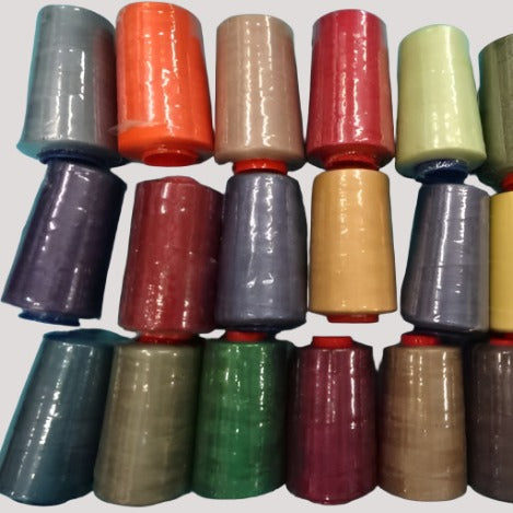 1 cone 5000 yard polyester machine sewing thread No 120 Normal thickness CLEARANCE choice of colour