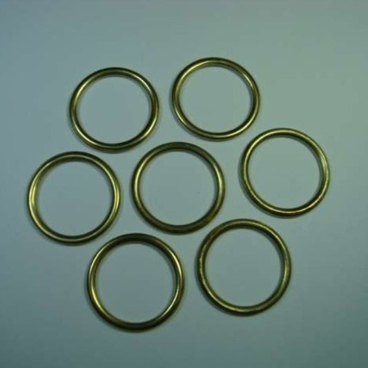 50 brass rings size 25mm