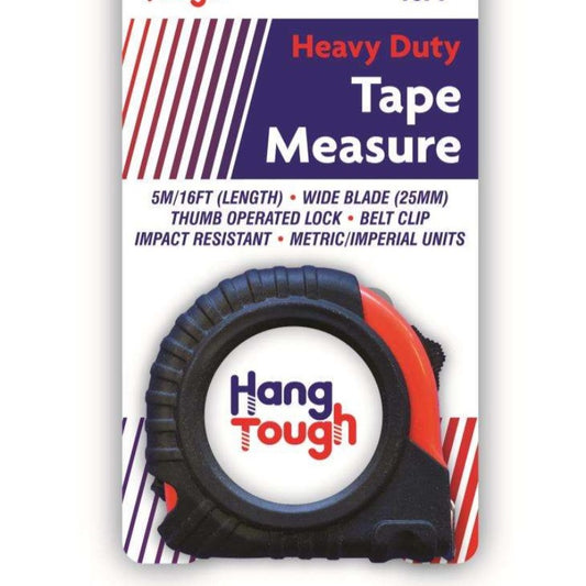 Heavy Duty Tape Measure 5 metres long Metric and Imperial