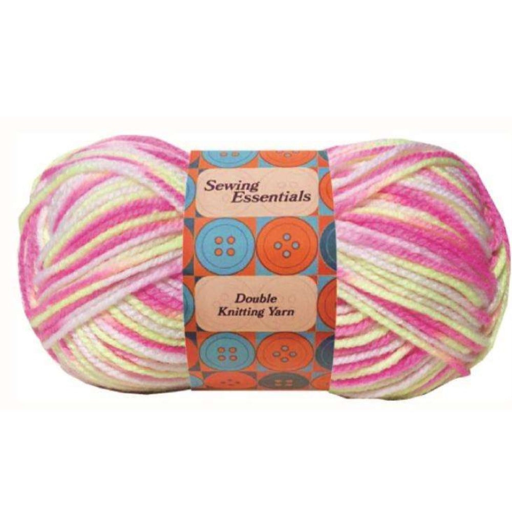 Double Knitting Yarn MIX PINK 100g Machine washable 100% polyester