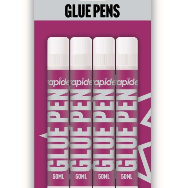 Pack of 4 Clear Glue Pen 50ml