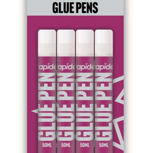 Pack of 4 Clear Glue Pen 50ml