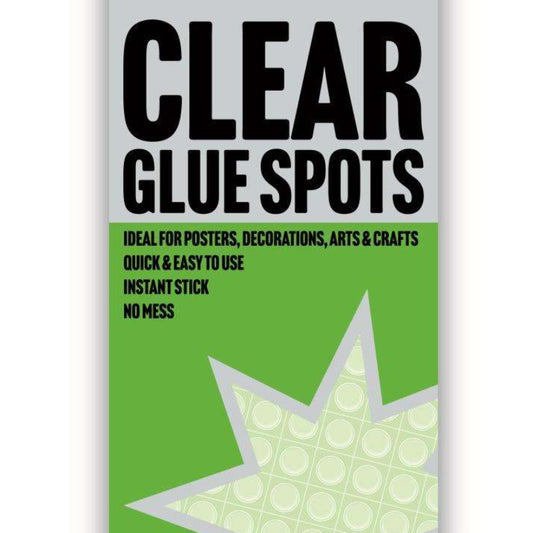 Card of 112 Clear Glue Spots
