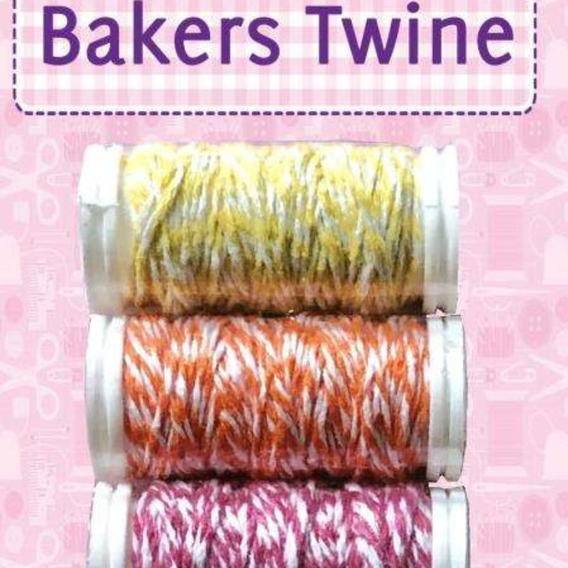 Bakers Twine 5 pack of 8 metre assorted colours