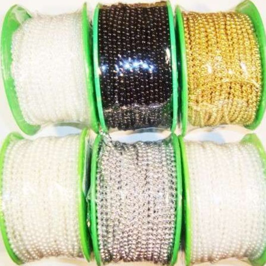 25 metres of strung beads size 3mm