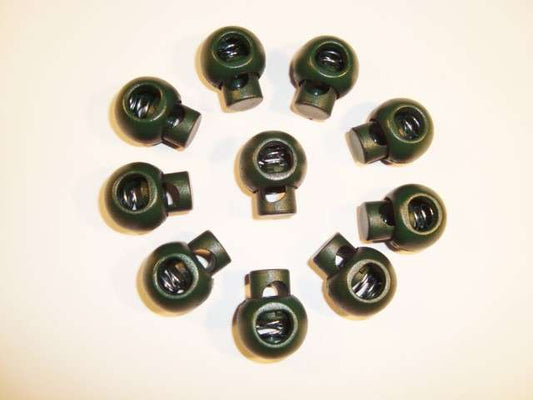 25 OLIVE GREY Spring toggles ball  / round shape 18mm clearance
