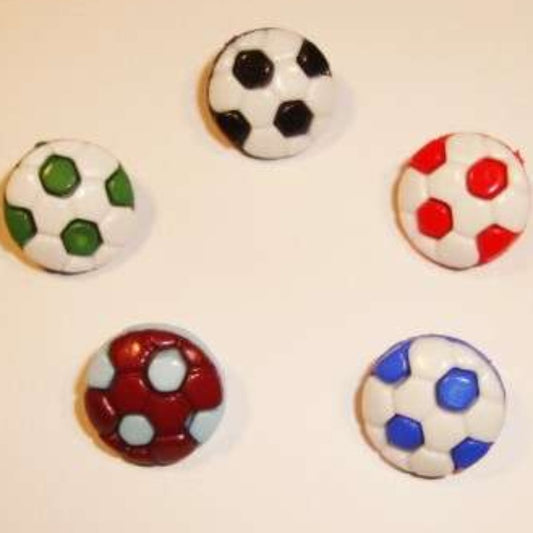 100 football shape buttons CN20 size 15mm