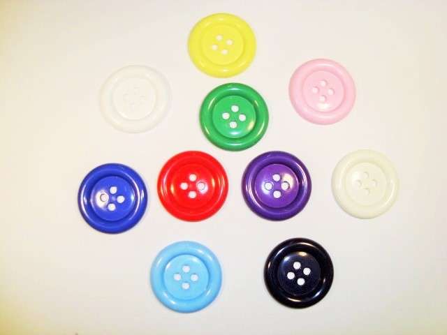 10 Big round buttons size 37mm 60 line